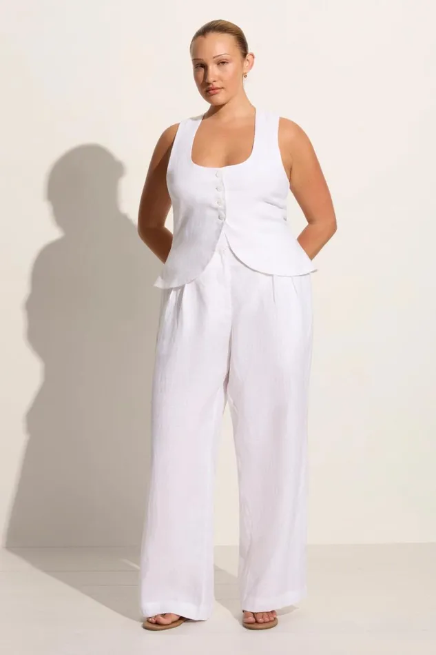 Faithfull The Brand Tops Stanze Vest White 8211 Women Faithfull The Brand Tops Stanze Vest White 8211 Women