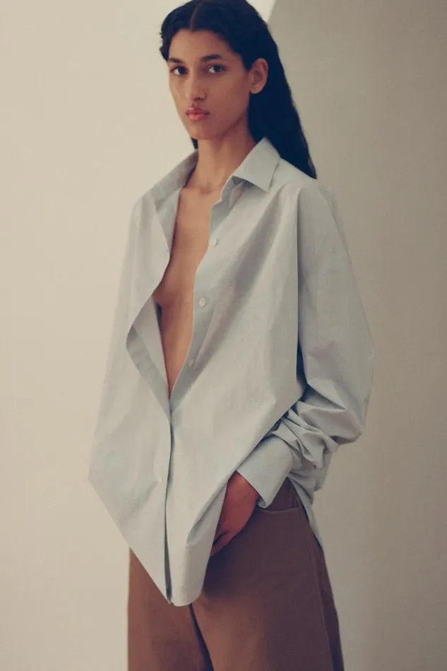 Faithfull The Brand Tops Vieste Shirt Sky Blue 8211 Women Faithfull The Brand Tops Vieste Shirt Sky Blue 8211 Women