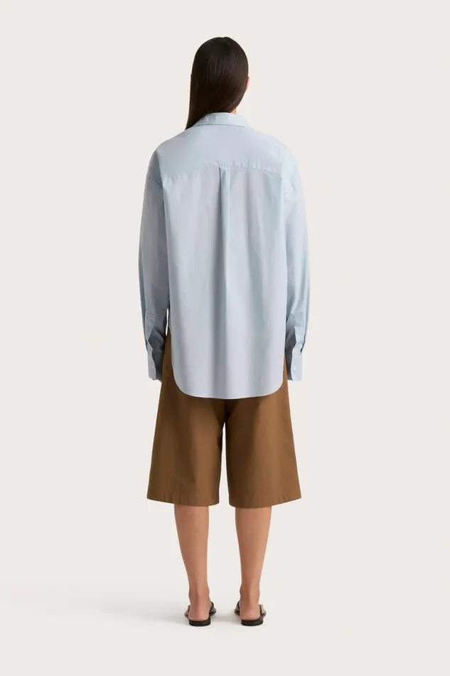 Faithfull The Brand Tops Vieste Shirt Sky Blue 8211 Women Faithfull The Brand Tops Vieste Shirt Sky Blue 8211 Women
