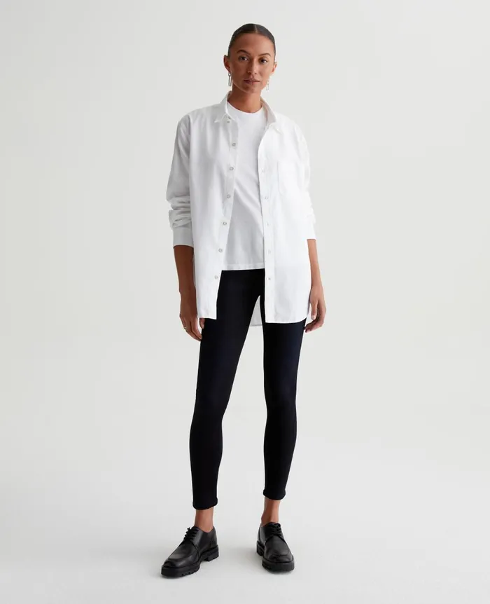 Farrah Skinny Ankle Blue Above Women AG Jeans Denim