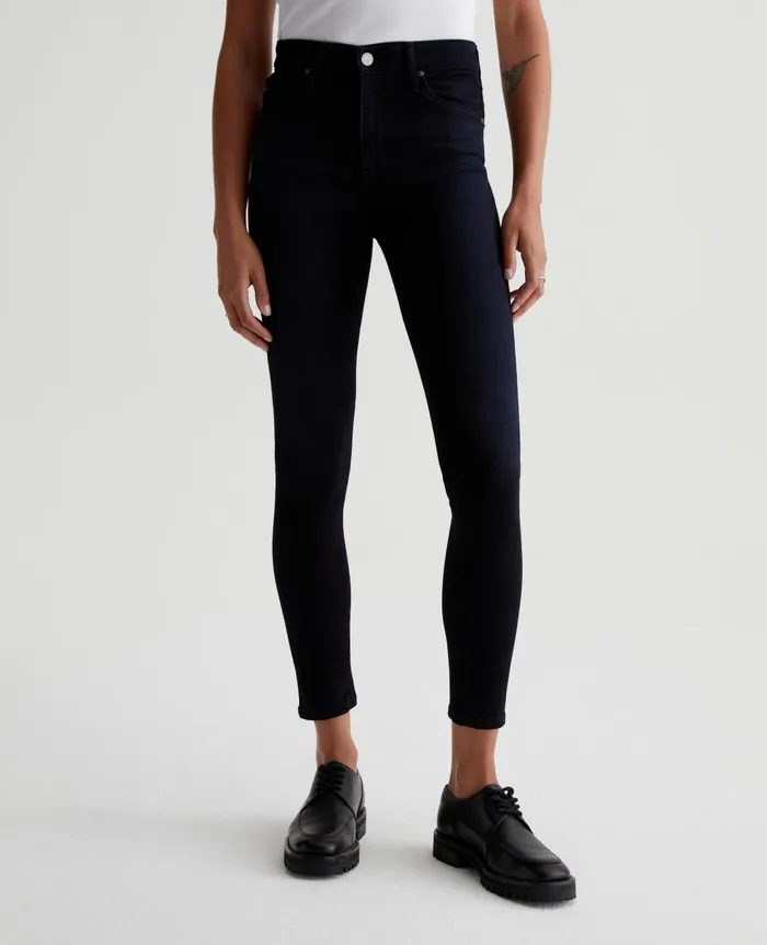 Farrah Skinny Ankle Blue Above Women AG Jeans Denim Farrah Skinny Ankle Blue Above Women AG Jeans Denim