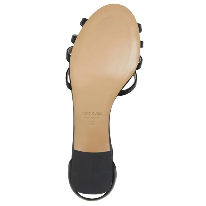FELICITY Strapped Sandal Low Heel BLACK Women Bruno Magli Sandals and Slides
