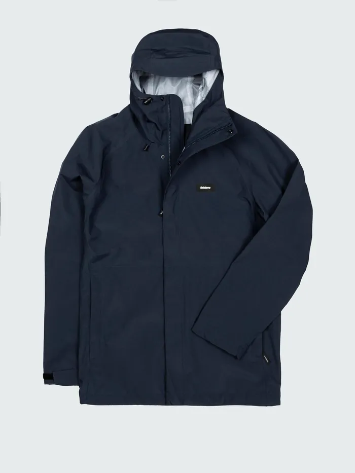 Finisterre Jackets and Coats Men Skybird Waterproof Jacket Navy