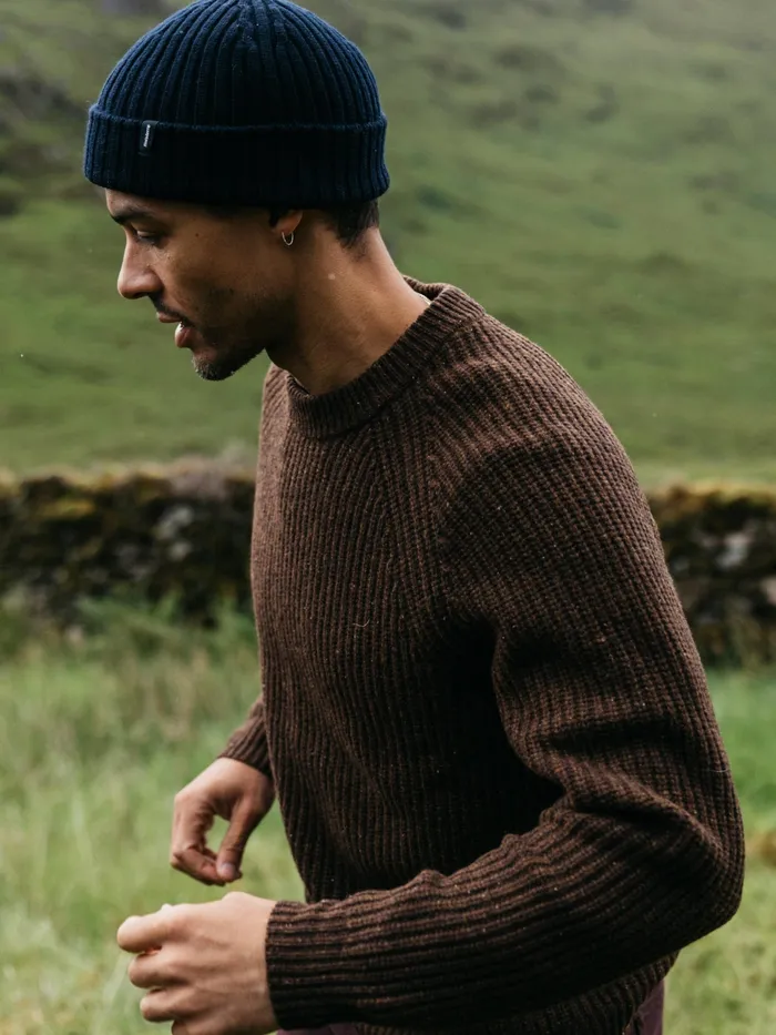 Finisterre Knitwear Men Mora Knit Sweater Timber
