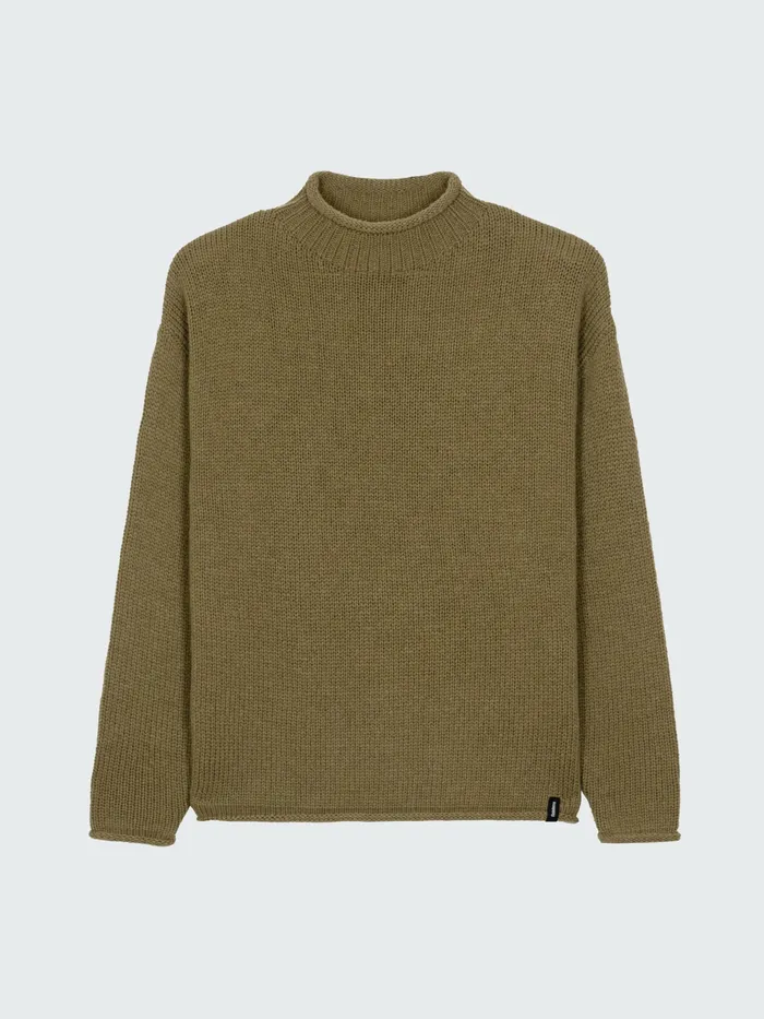 Finisterre Knitwear Women Taran Sweater Willow Green