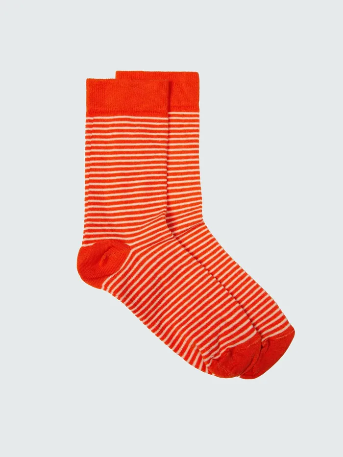 Finisterre Socks MenWomen Holm Sock Flame Stripe