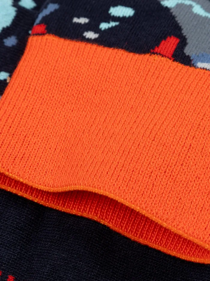Finisterre Socks MenWomen Tidelands Lightweight Sock Microplastics Flamenavy
