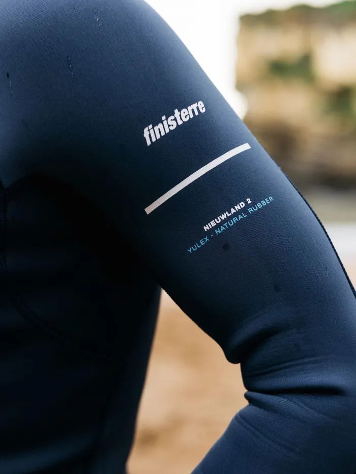 Finisterre Swim Shorts and Board Shorts Men Nieuwland 2mm Yulex Long Sleeve Top Dark Ozone
