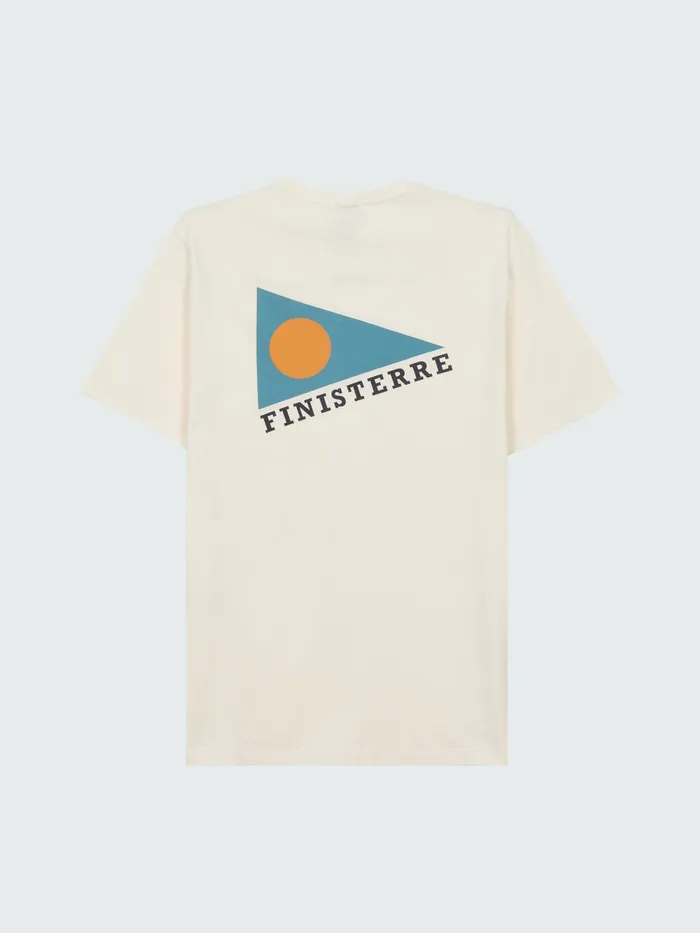 Finisterre TShirts Men Pendant TShirt Ecru