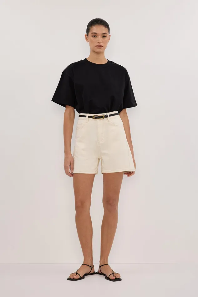 FINN CREAM DENIM SHORT Women DISSH Shorts