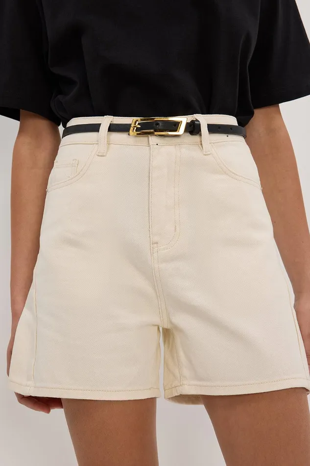 FINN CREAM DENIM SHORT Women DISSH Shorts
