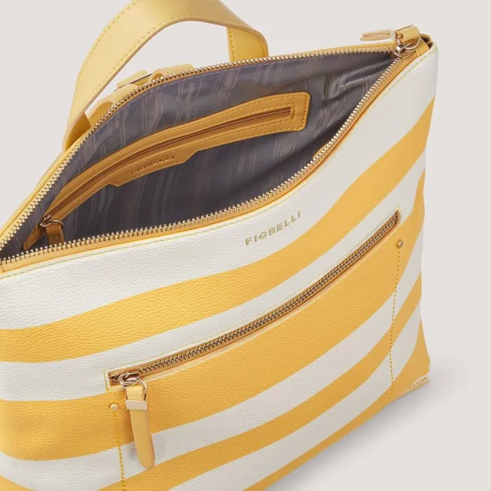 Fiorelli Finley Backpack Yellow Stripe Backpacks Backpacks