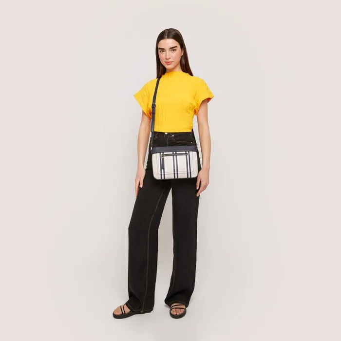 Fiorelli Rami Crossbody Navy Stripe Backpacks Crossbody Bags
