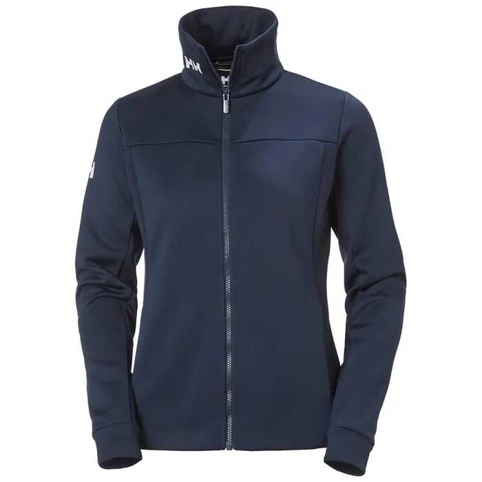 Fleece Women Helly Hansen W CREW FLEECE JACKET 597 Navy