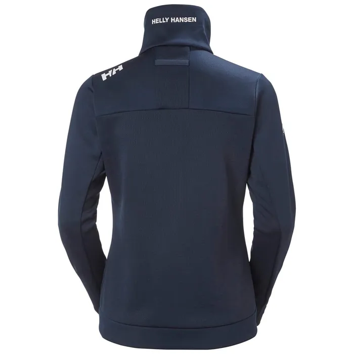 Fleece Women Helly Hansen W CREW FLEECE JACKET 597 Navy