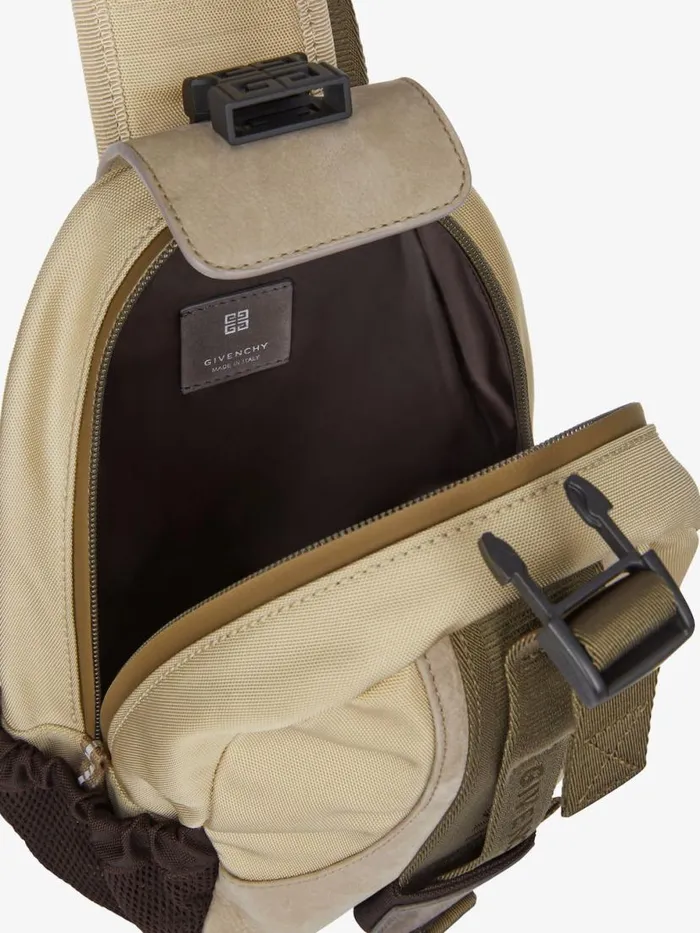 GTrail Bag In Nylon Sand Men Givenchy Crossbody Bags