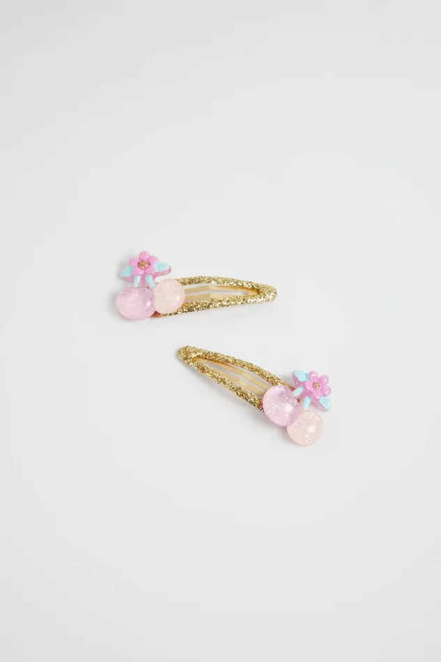 Hair Accessories Girl Seed Heritage Cherry And Flower Snaps Multi