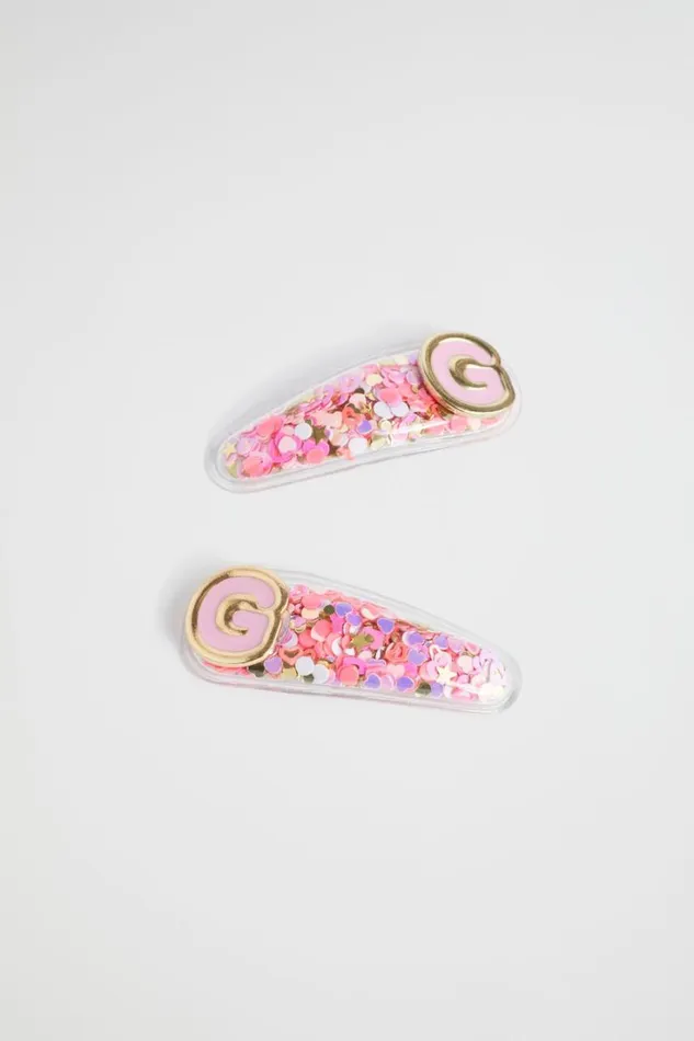 Hair Accessories Girl Seed Heritage Initial Confetti Snaps G