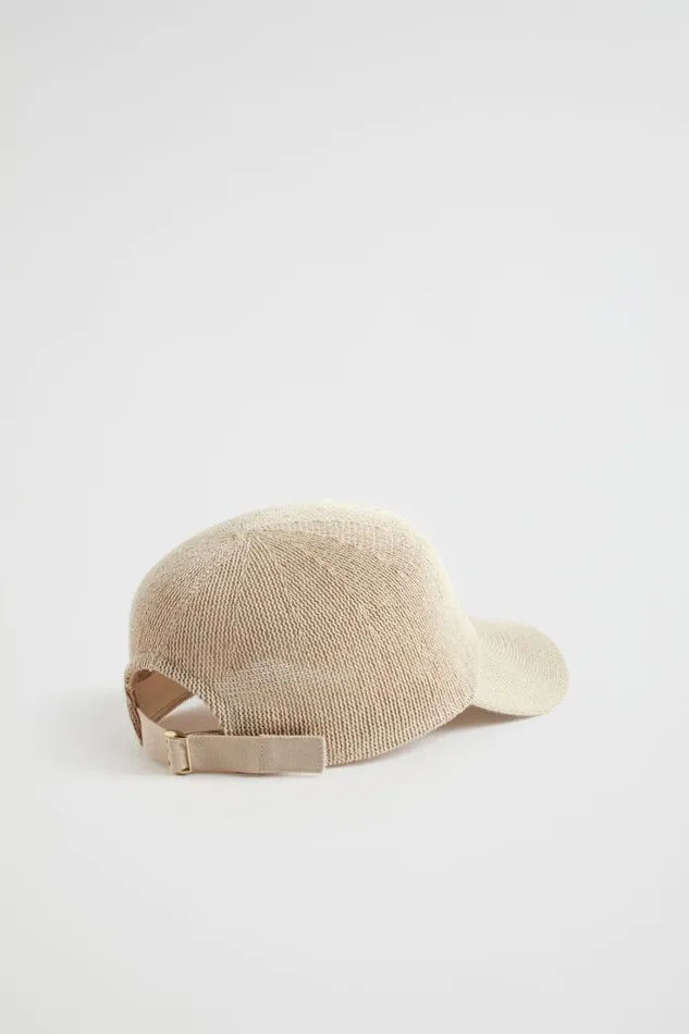 Hats and Gloves Woman Seed Heritage Textured Cap Soft Wheat