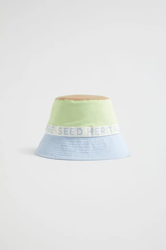 Hats Beanies and Caps Boy Seed Heritage Heritage Colour Block Bucket Hat Multi