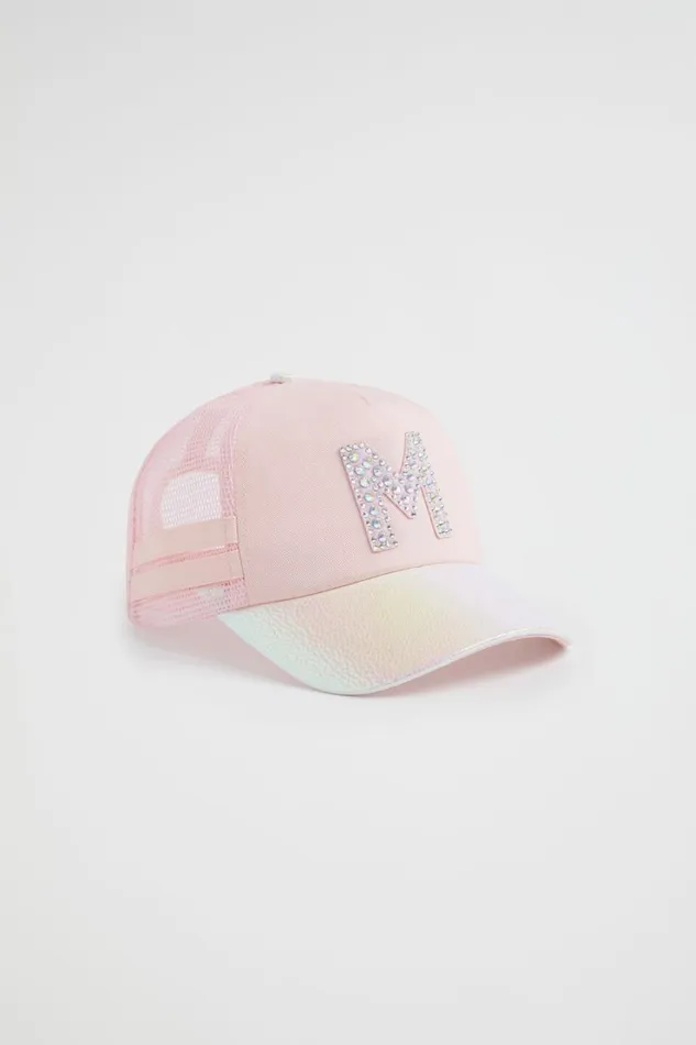 Hats Beanies and Caps Girl Seed Heritage Jewel Initial Cap M