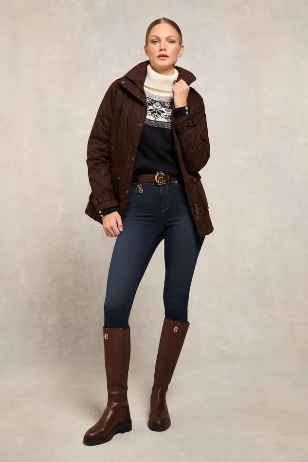 Holland Cooper Beatrice Knit Ink Navy Women Knitwear Holland Cooper Beatrice Knit Ink Navy Women Knitwear