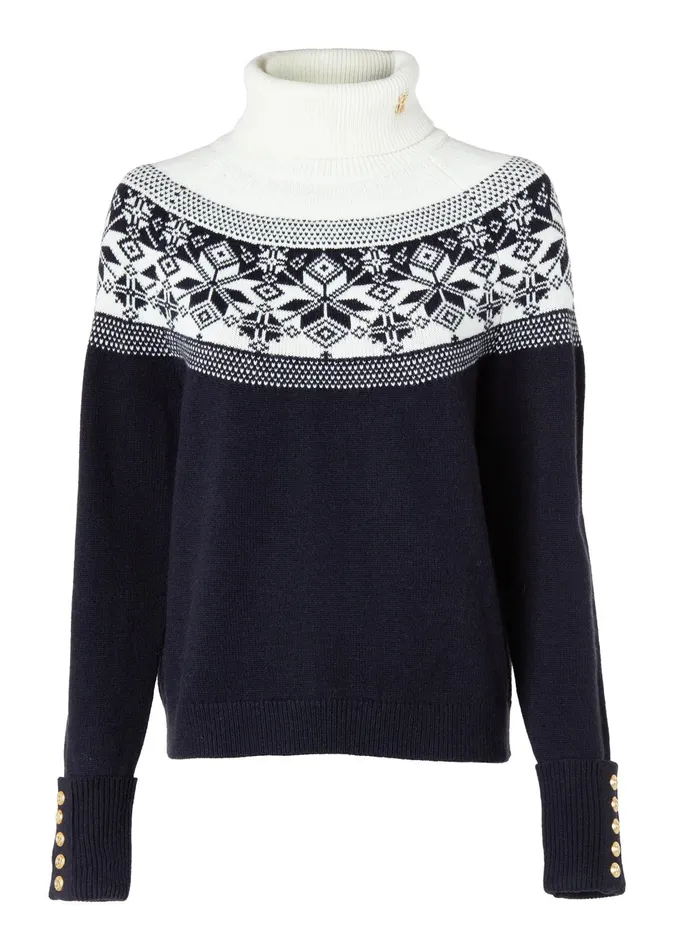 Holland Cooper Beatrice Knit Ink Navy Women Knitwear Holland Cooper Beatrice Knit Ink Navy Women Knitwear