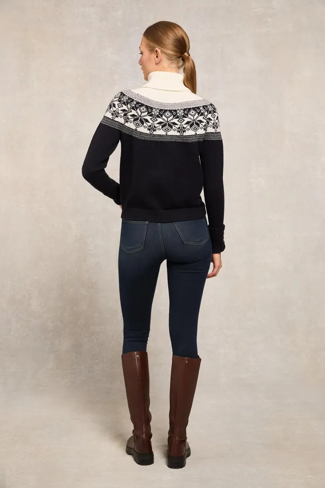 Holland Cooper Beatrice Knit Ink Navy Women Knitwear Holland Cooper Beatrice Knit Ink Navy Women Knitwear