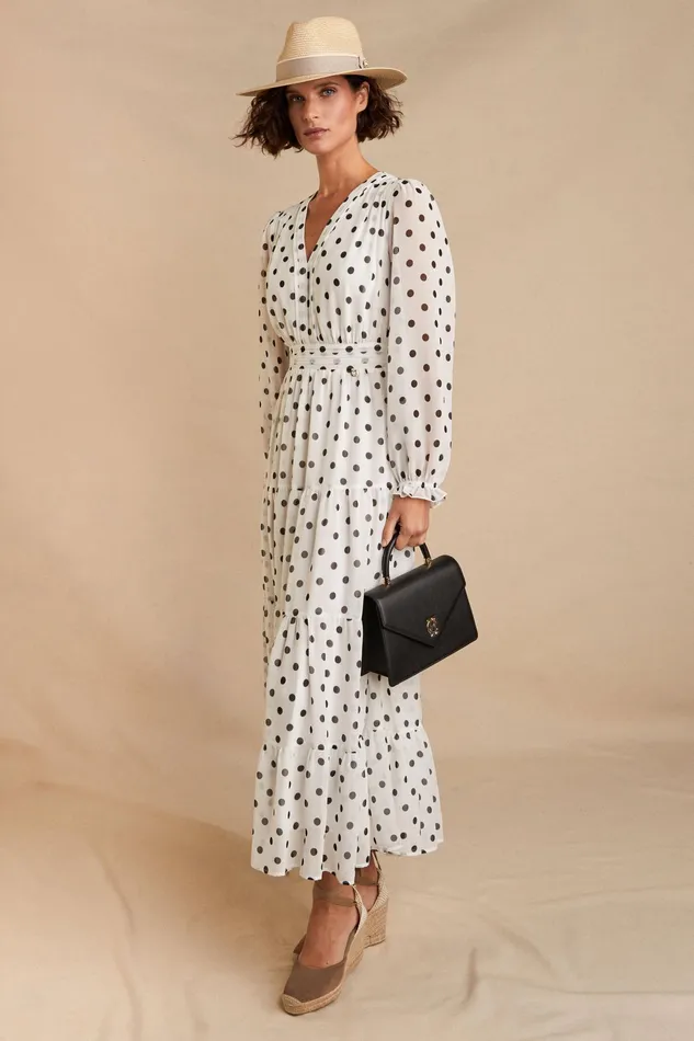 Holland Cooper Bella Tiered Maxi Dress Women Dresses