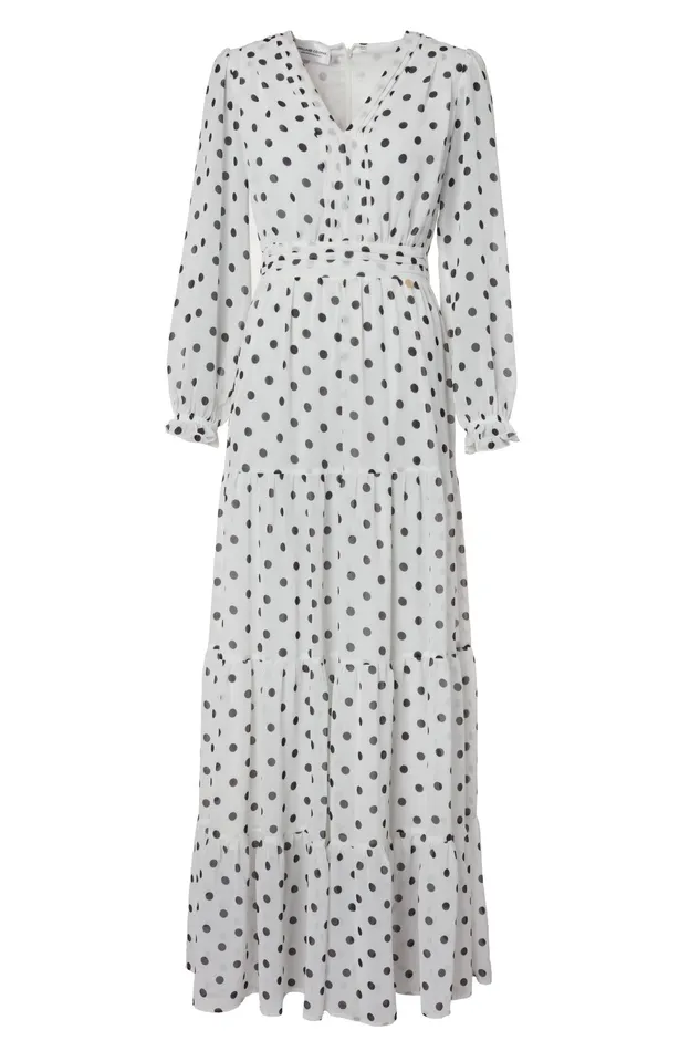 Holland Cooper Bella Tiered Maxi Dress Women Dresses