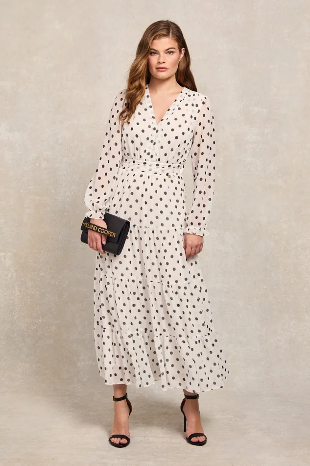 Holland Cooper Bella Tiered Maxi Dress Women Dresses