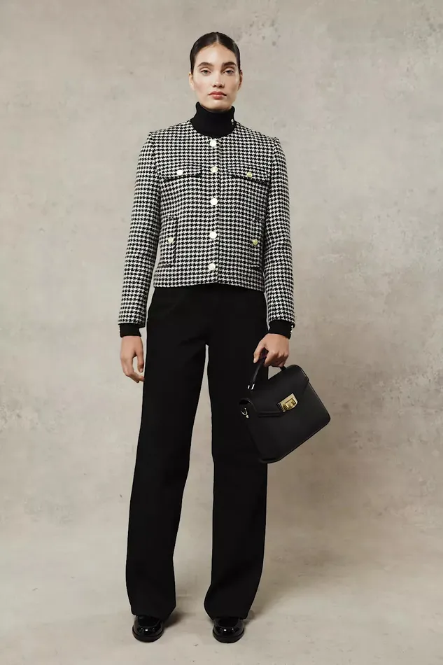 Holland Cooper Chelsea Jacket Houndstooth Women Jackets