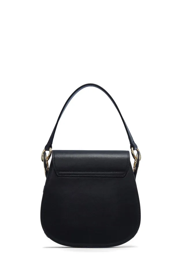Holland Cooper Chelsea Saddle Bag Soft Black Women Crossbody Bags Holland Cooper Chelsea Saddle Bag Soft Black Women Crossbody Bags