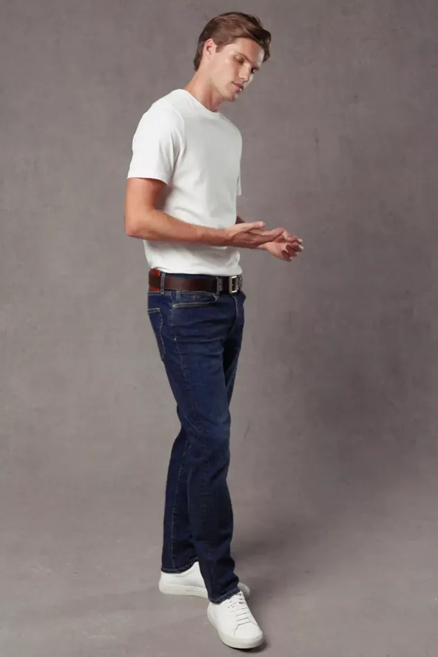 Holland Cooper Classic Straight Jean Washed Indigo Men Jeans