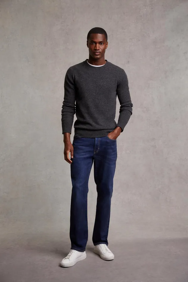 Holland Cooper Classic Straight Jean Washed Indigo Men Jeans