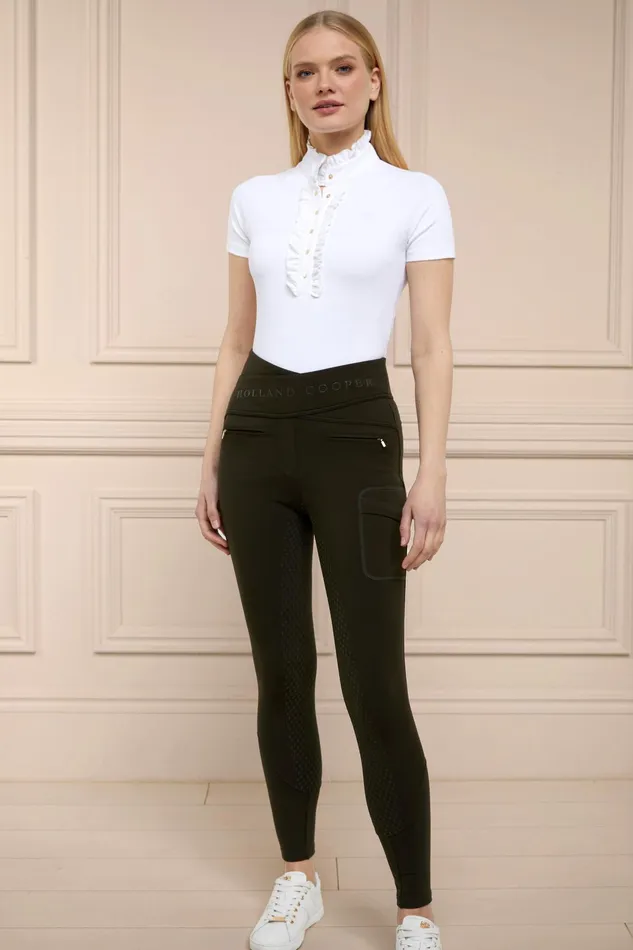 Holland Cooper Cooper Training Breeches Dark Olive Women Breeches