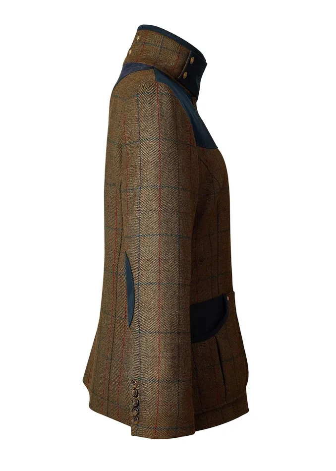 Holland Cooper Country Classic Jacket Glen Green Women Tailoring