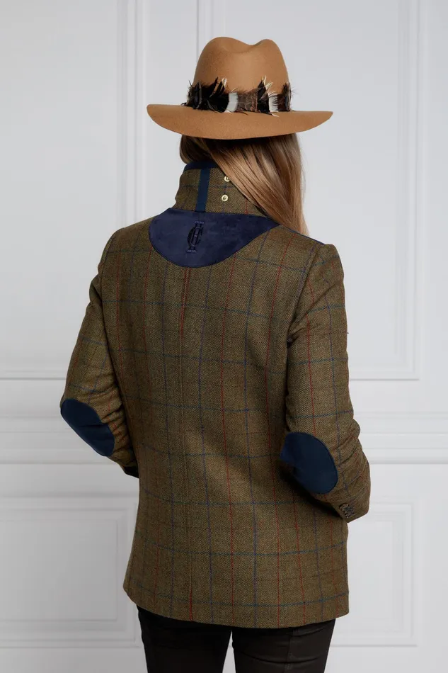 Holland Cooper Country Classic Jacket Glen Green Women Tailoring