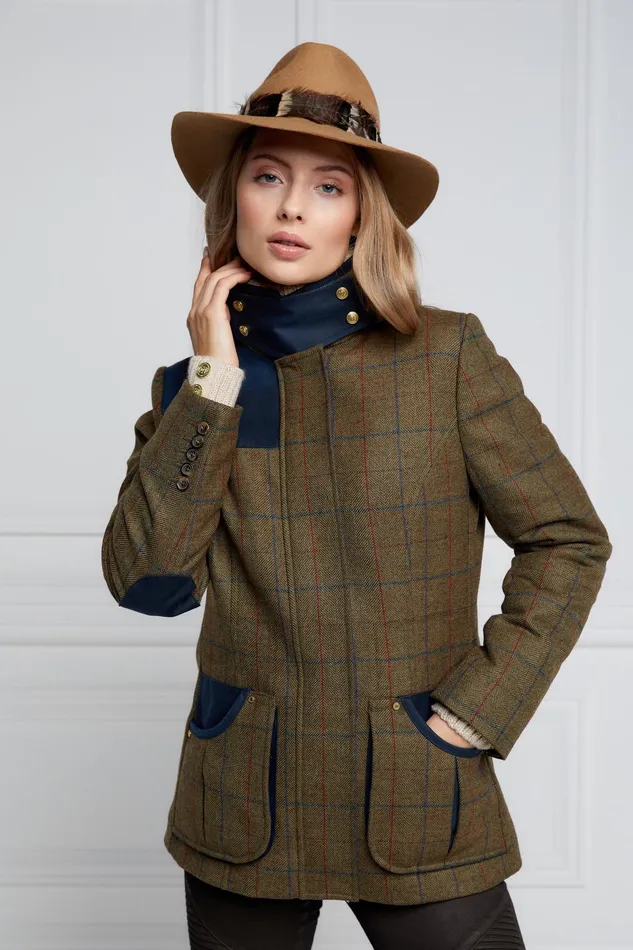 Holland Cooper Country Classic Jacket Glen Green Women Tailoring