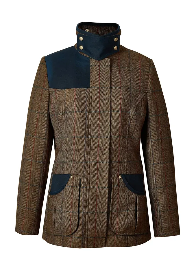 Holland Cooper Country Classic Jacket Glen Green Women Tailoring
