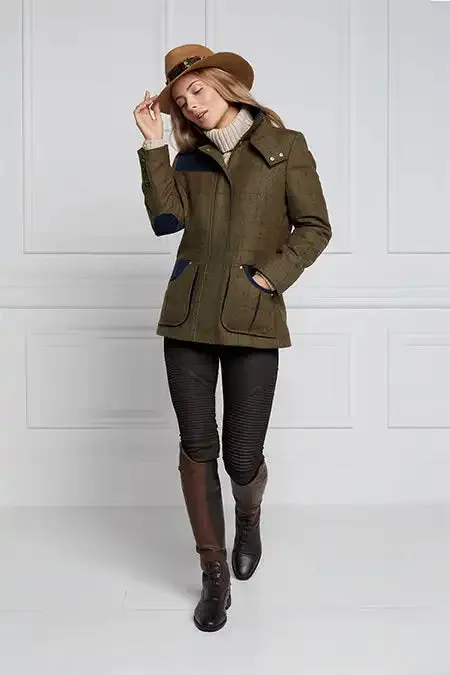 Holland Cooper Country Classic Jacket Glen Green Women Tailoring