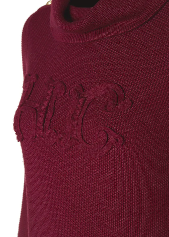 Holland Cooper Daisy Roll Neck Knit Wine Women Knitwear Holland Cooper Daisy Roll Neck Knit Wine Women Knitwear