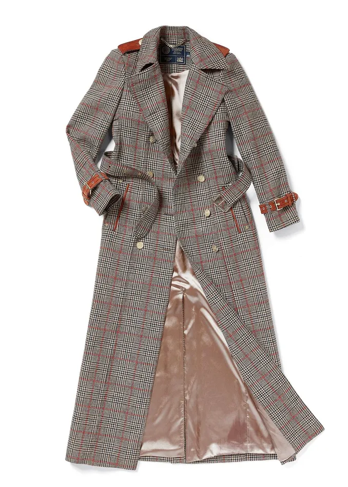 Holland Cooper Full Length Marlborough Trench Coat Orange Windsor Women Trench Coats