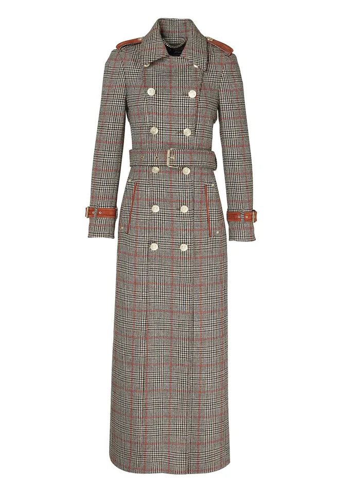 Holland Cooper Full Length Marlborough Trench Coat Orange Windsor Women Trench Coats