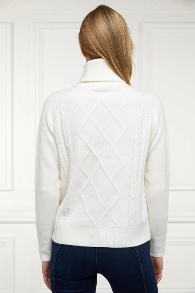 Holland Cooper Harlow Roll Neck Knit Women Knitwear