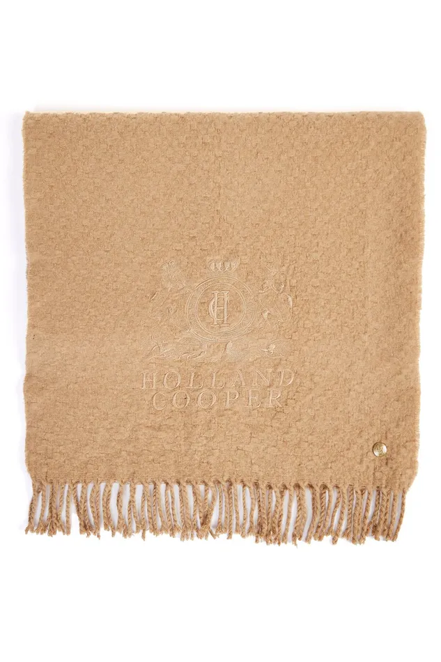 Holland Cooper HC Chelsea Scarf Camel Men Scarves