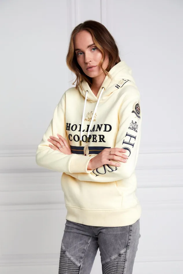 Holland Cooper HC Heritage Hoodie Lemon Women Hoodies