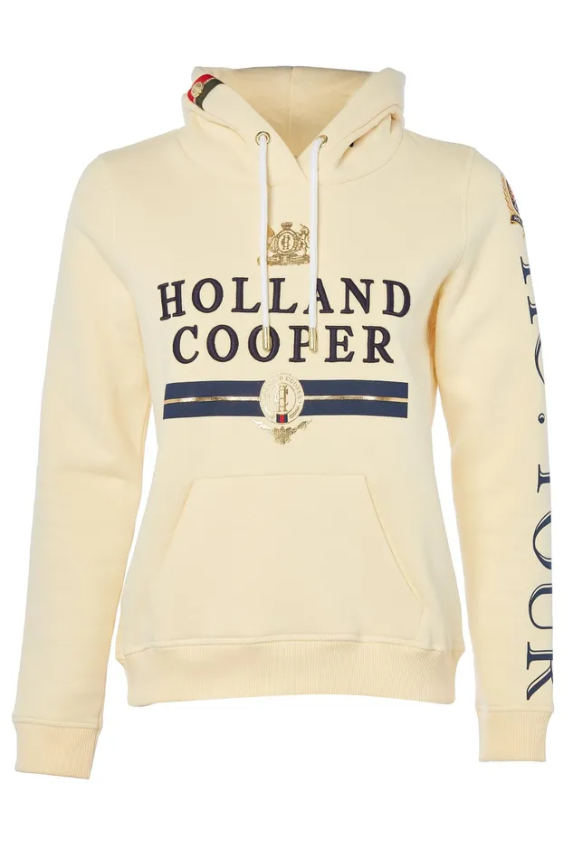 Holland Cooper HC Heritage Hoodie Lemon Women Hoodies