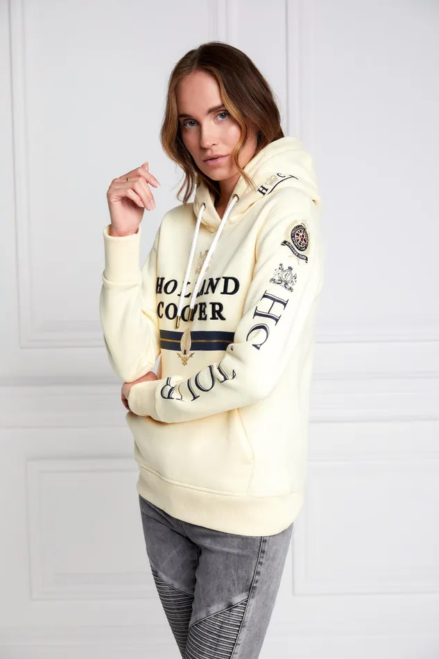 Holland Cooper HC Heritage Hoodie Lemon Women Hoodies