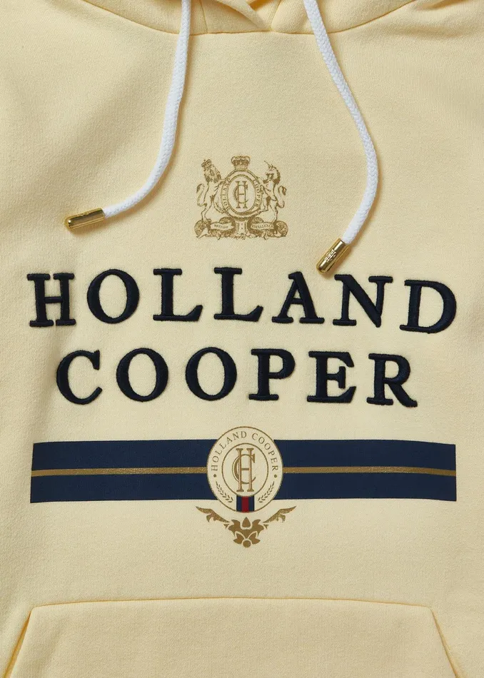 Holland Cooper HC Heritage Hoodie Lemon Women Hoodies